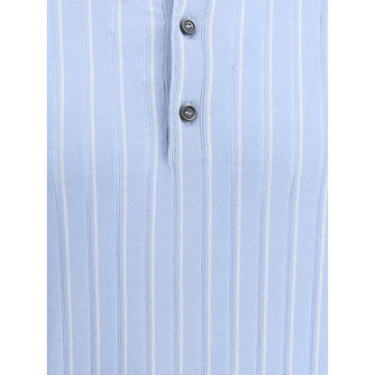 Brioni Gestreifter Polo-Pullover
