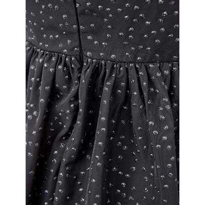 Elegant black polyethylene dress