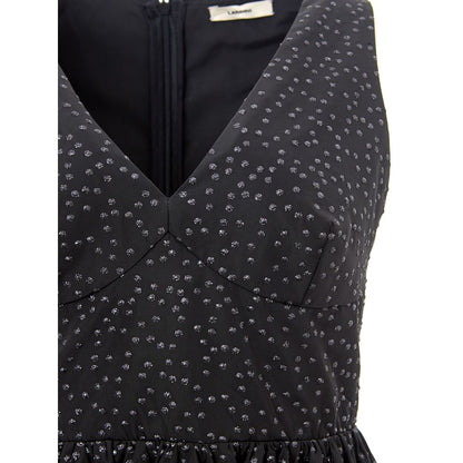 Elegant black polyethylene dress