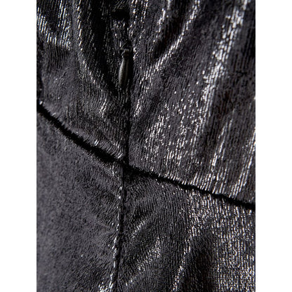 Elegant black polyester dress