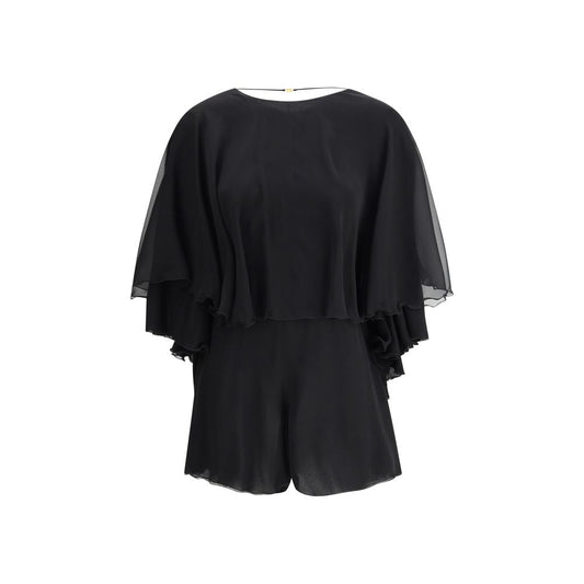 Saint Laurent Playsuit aus Seidenkrepp