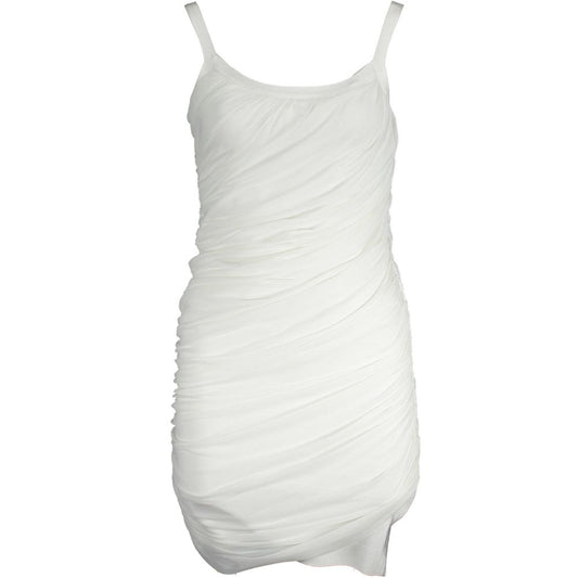 Marciano by Guess Weißes Viskose-Damen-Kleid