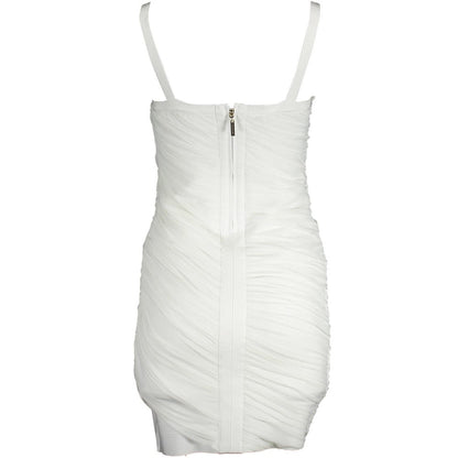 Marciano by Guess Weißes Viskose-Damen-Kleid