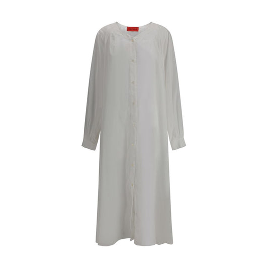 The Latest Baumwoll-Lon-Chemisier-Kleid