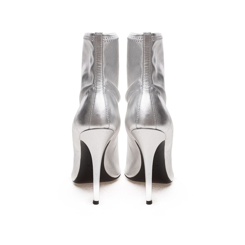 Giuseppe Zanotti Graue Lederstiefel