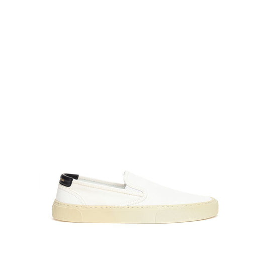 white cotton sneakers