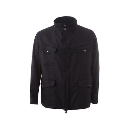 Elegant men's jacket made of wool blend
