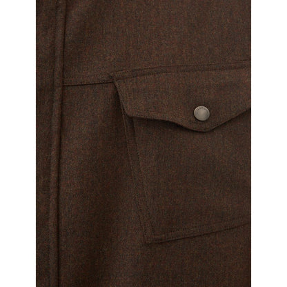 Elegant blue wool jacket for men