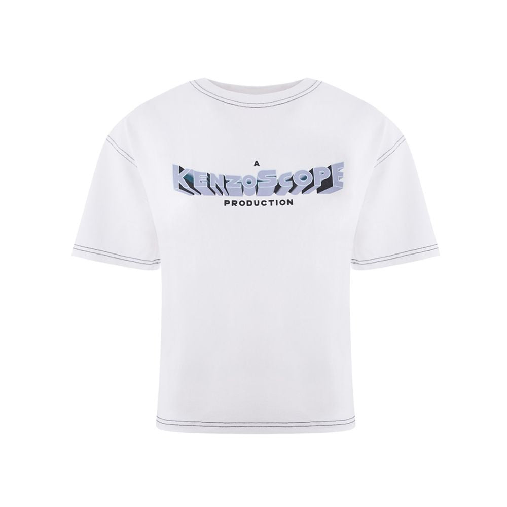 Elegant white cotton top for women