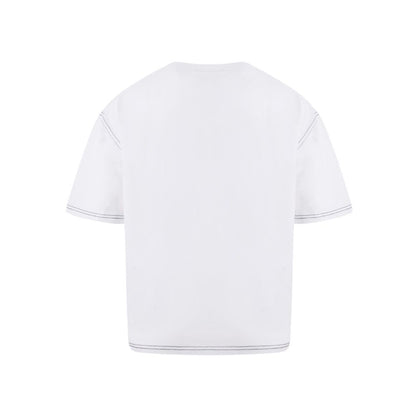 Elegant white cotton top for women