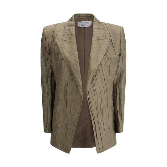 Gabriela Hearst Mairi Blazer aus geraffter Seide