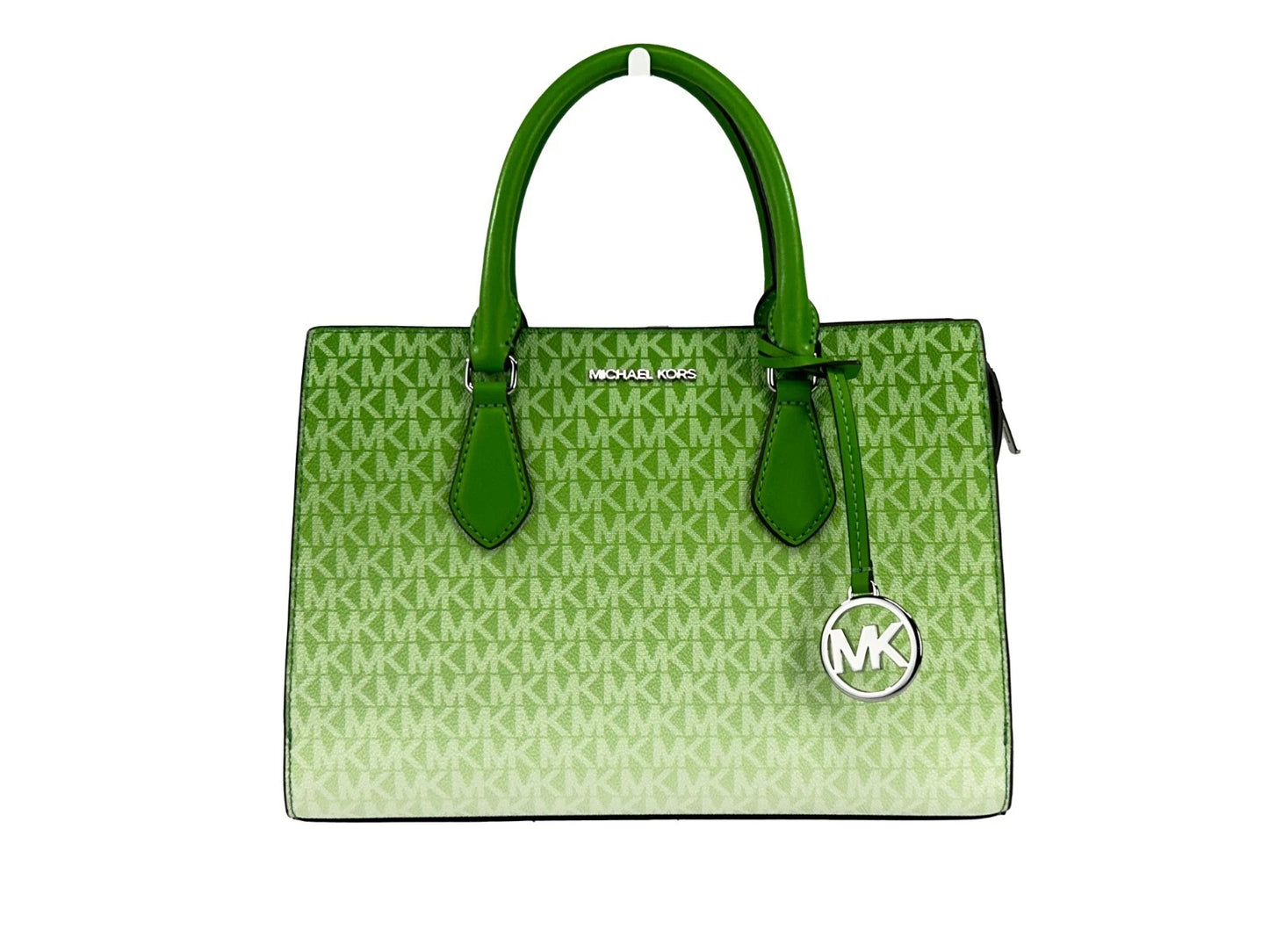 Michael Kors Sheila Medium Crossbody Satchel Purse Bag Jungle Grün