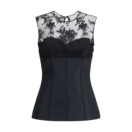 Alexander McQueen Spitzen-Top