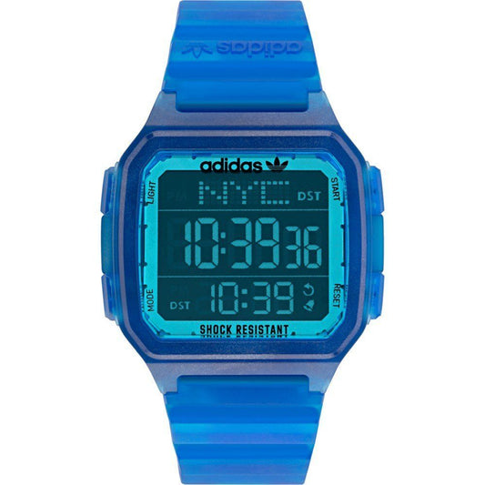 Adidas Blaue Synthetikuhr