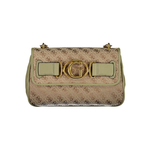Guess Jeans Grün Polyester Frauen Handtasche