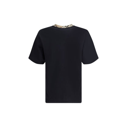 Burberry T-Shirt mit Archivio Check Kragen