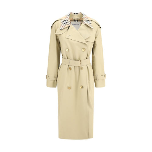 Burberry Castleford Trenchcoat mit Archiv-Karo-Kragen