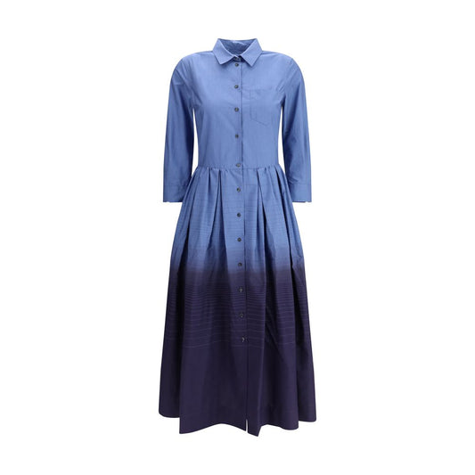 Sara Roka Chemisier langes Kleid