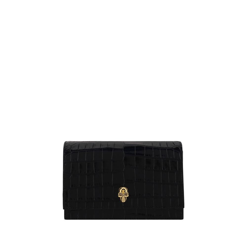 Alexander McQueen Mini-Schultertasche mit Totenkopf