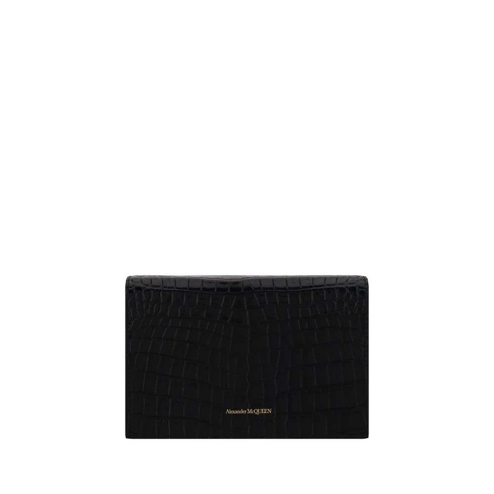 Alexander McQueen Mini-Schultertasche mit Totenkopf