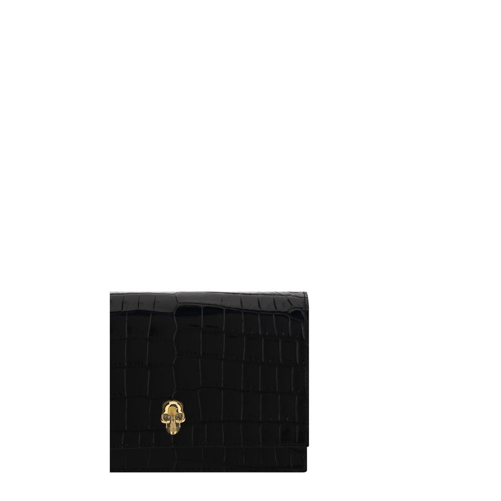 Alexander McQueen Mini-Schultertasche mit Totenkopf