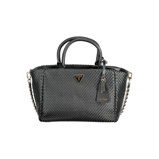 Guess Jeans Schwarz Polyethylen Frauen Handtasche