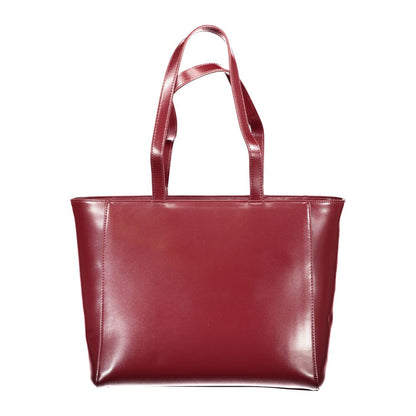 Valentino Bags Rote Polyethylen Frauen Handtasche