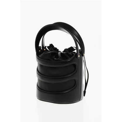 Alexander McQueen Tote Tasche aus schwarzem Kalbsleder