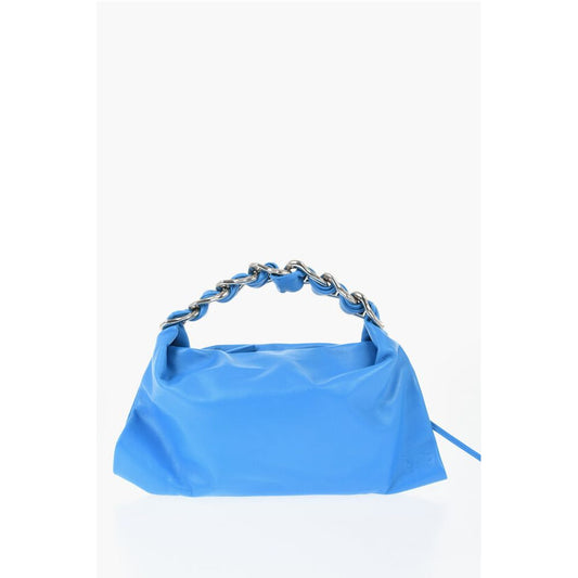 Burberry Umhängetasche aus blauem Kalbsleder