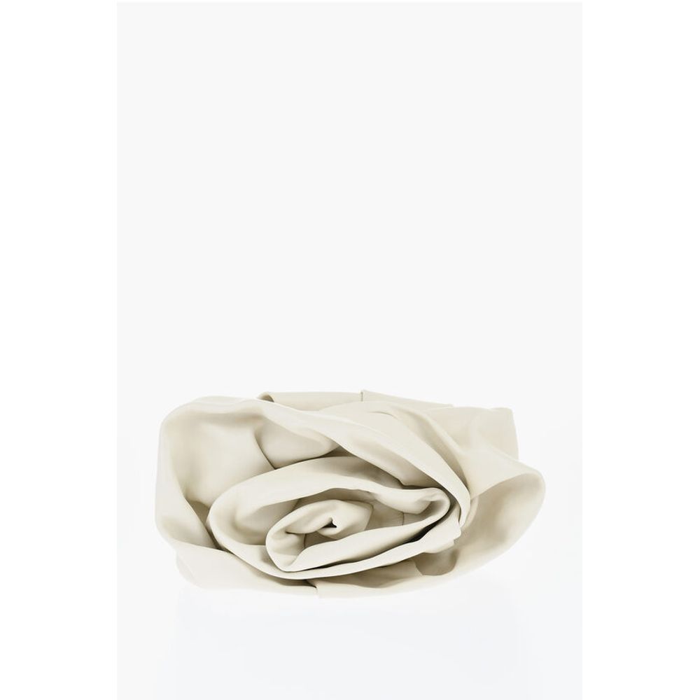 Burberry Weiße Lammfell-Clutch-Tasche