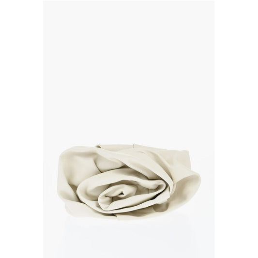 Burberry Weiße Lammfell-Clutch-Tasche