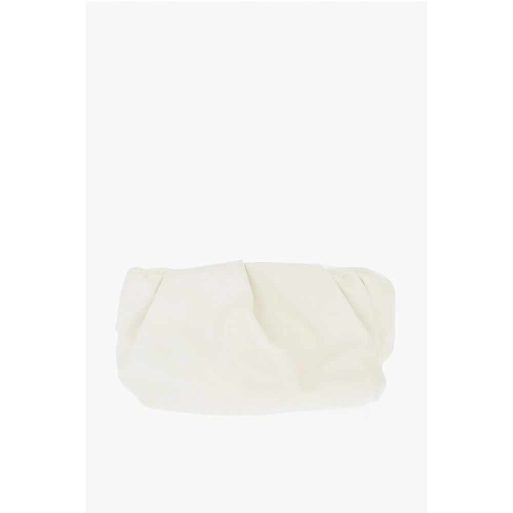 Burberry Weiße Lammfell-Clutch-Tasche