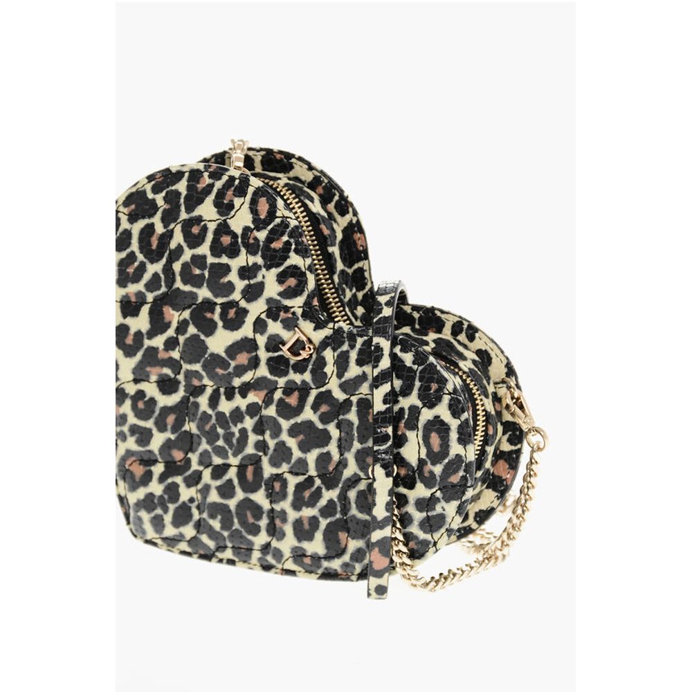 Dsquared² Braune Ziegenleder-Clutch-Tasche