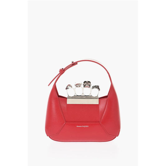 Alexander McQueen Tote Tasche aus rotem Kalbsleder