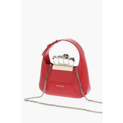 Alexander McQueen Tote Tasche aus rotem Kalbsleder