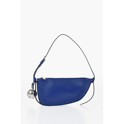 Burberry Umhängetasche aus blauem Lammfell