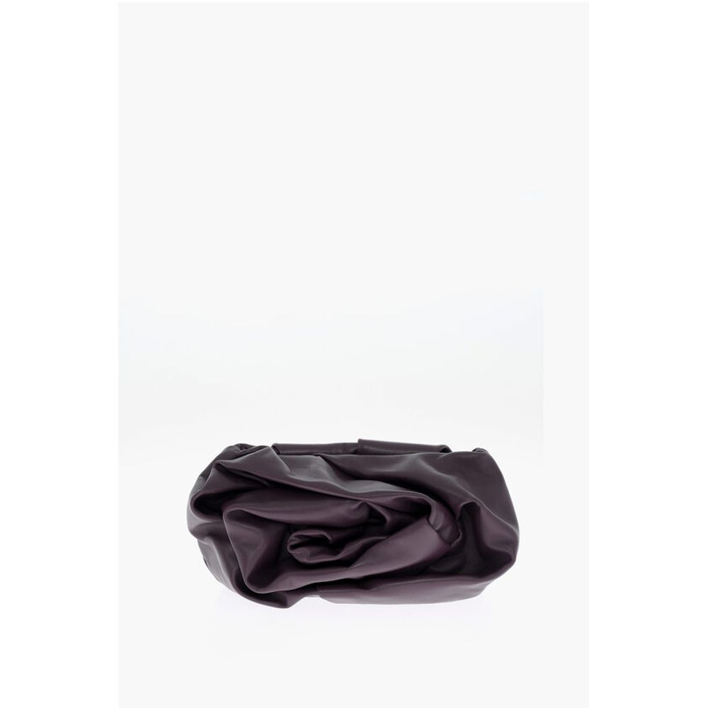 Burberry Lila Leder-Kupplungstasche