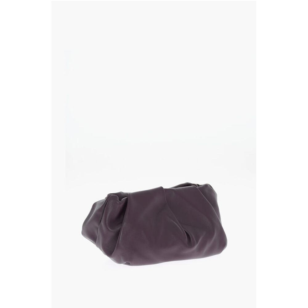 Burberry Lila Leder-Kupplungstasche