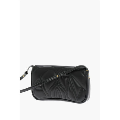 Alexander McQueen Schwarze Umhängetasche aus Kalbsleder
