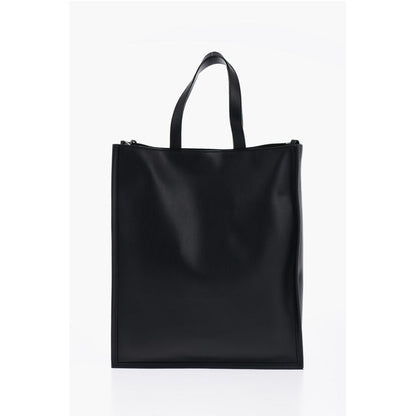 Alexander McQueen Schwarze Leder-Umhängetasche