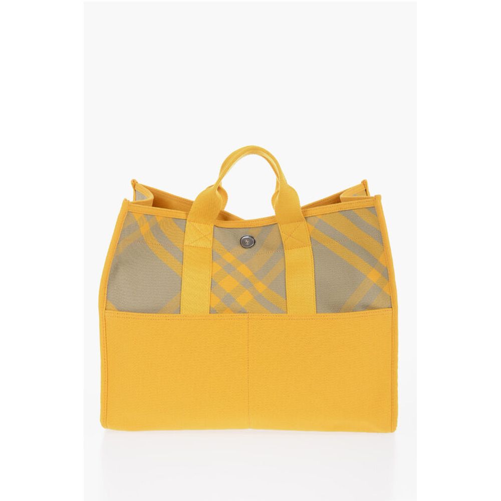 Burberry Gelbe Baumwolltragetasche