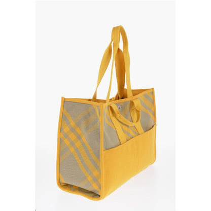 Burberry Gelbe Baumwolltragetasche