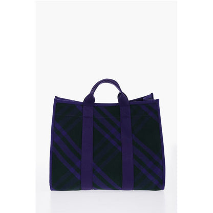 Burberry Lila Baumwolle Tote Bag