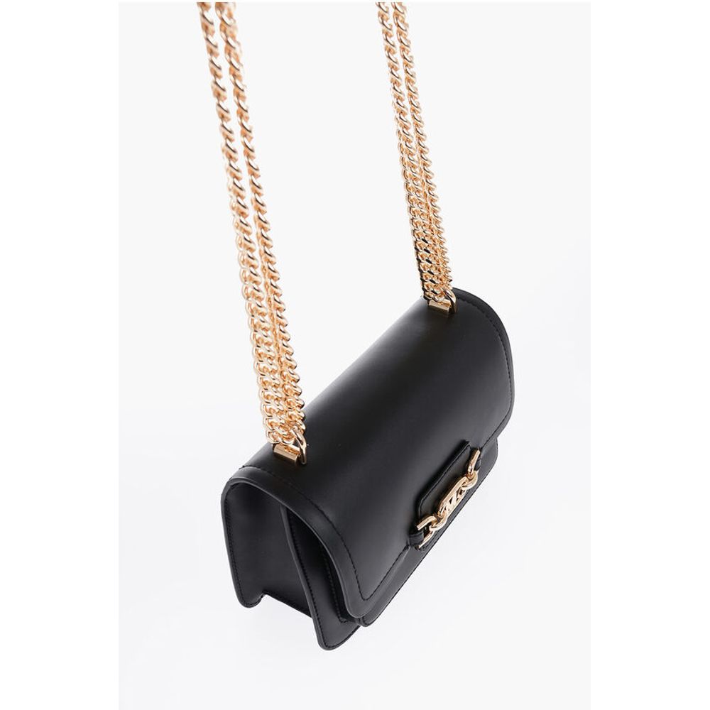 Michael Kors Schwarze Leder-Umhängetasche
