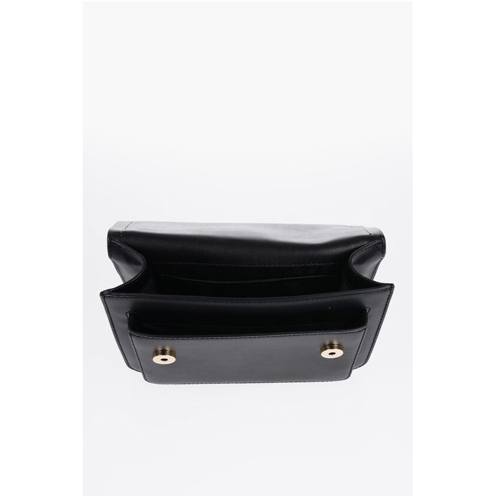 Michael Kors Schwarze Leder-Umhängetasche