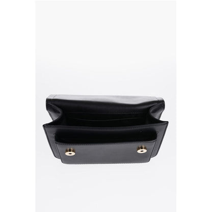 Michael Kors Schwarze Leder-Umhängetasche