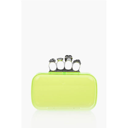Alexander McQueen Gelbe Polyester-Kupplungstasche
