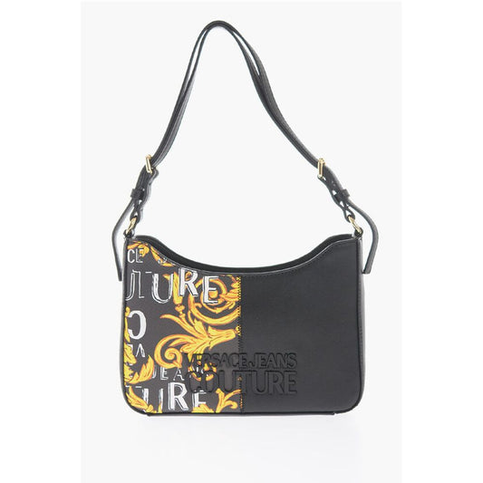 Versace Schwarze Polyester-Umhängetasche