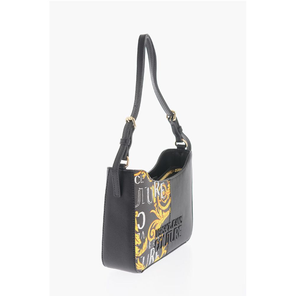 Versace Schwarze Polyester-Umhängetasche