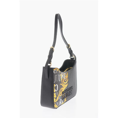 Versace Schwarze Polyester-Umhängetasche